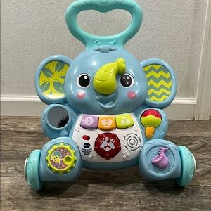 Interactive Elephant Walker Toy - Blue